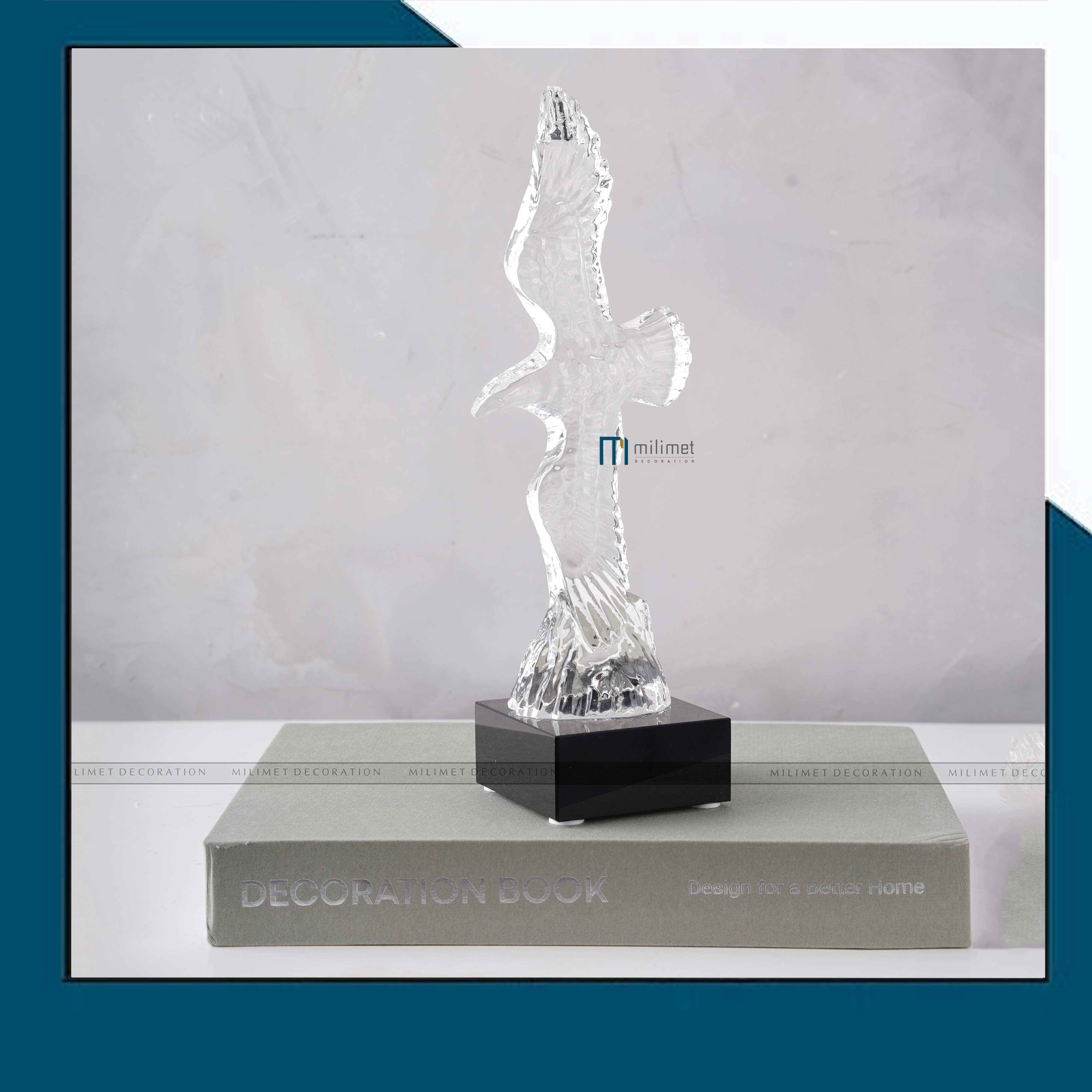 Décor chim đại bàng trắng