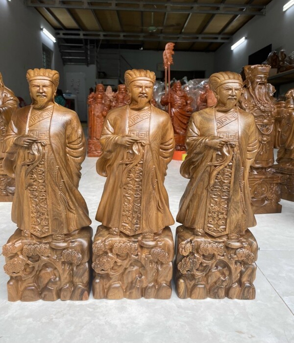 Tượng Gỗ Điêu Khắc Khổng Minh Gia Cát Lượng