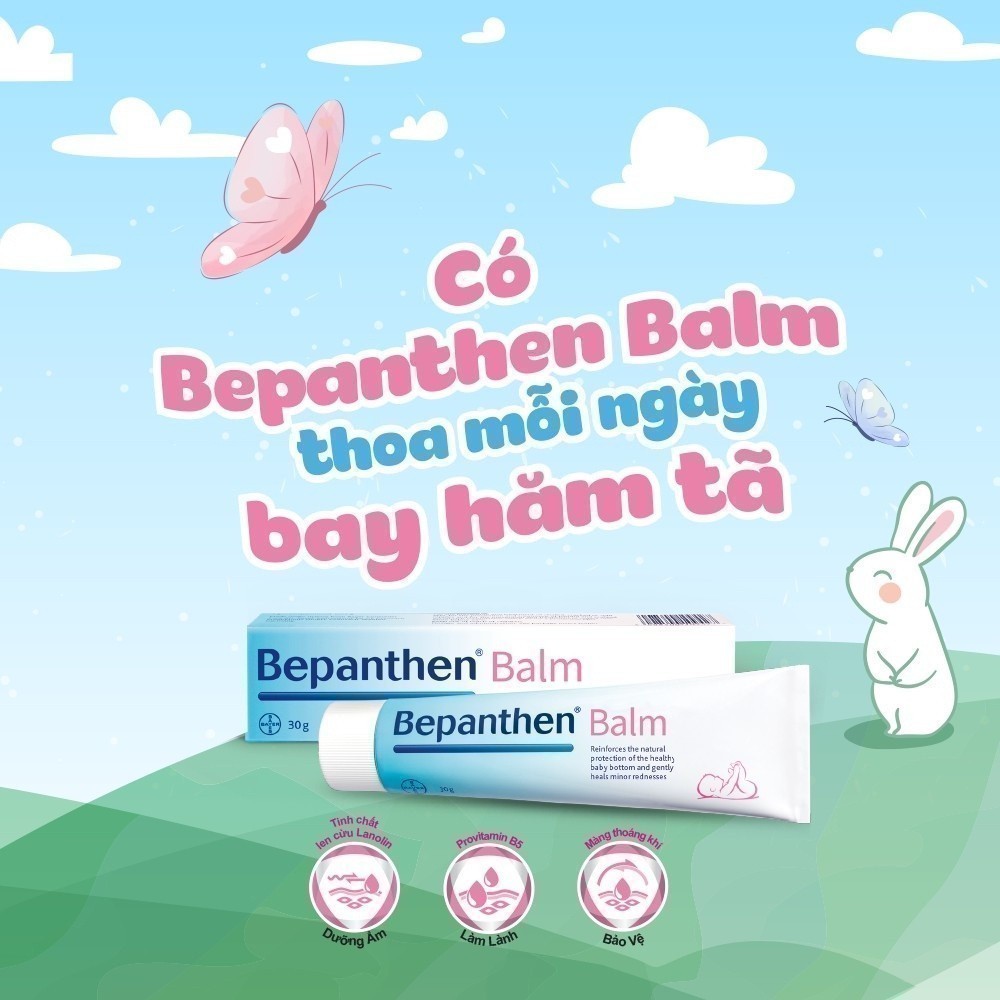 Kem chống hăm Bepanthen Balm dạng kem mỡ - tuýp 30g