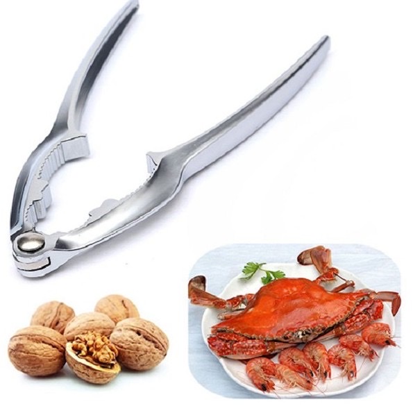 Dụng cụ kẹp tách hải sản cua ghẹ , phụ kiện nhà bếp đa năng , tách vỏ các loại hạt bằng inox không gỉ