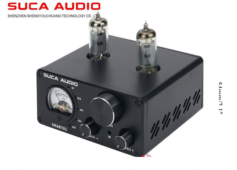 Amply Suca Audio Smart 01 -Tích hợp Giải mã âm thanh + Pre Đèn, công suất 100W/kênh - Hàng chính hãng