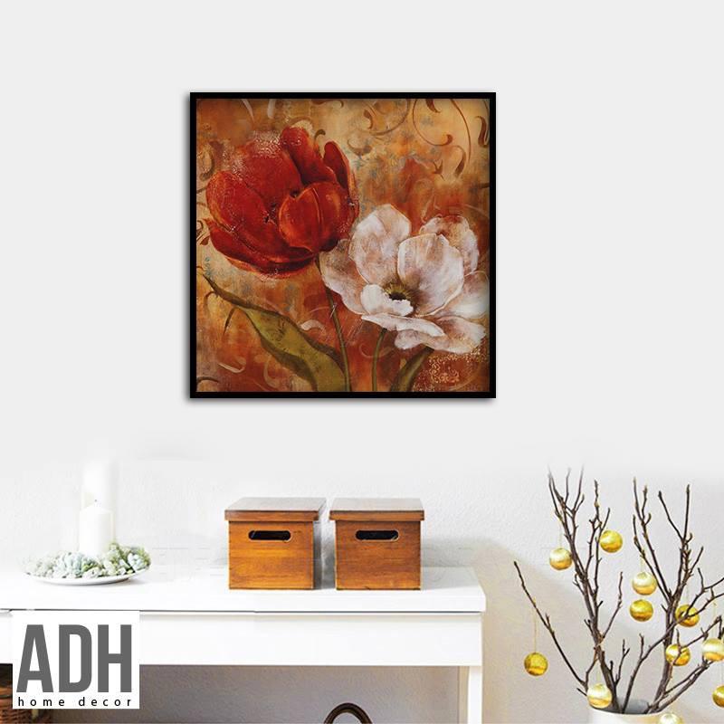 Tranh canvas tĩnh vật hoa ADH002