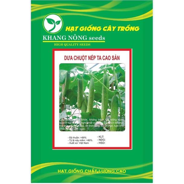 Hạt Giống Dưa chuột nếp ta cao sản F1 KNS3333 – Gói 10Hạt