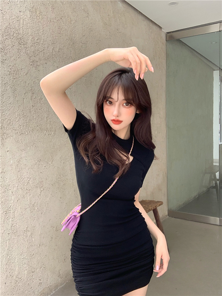 HÀNG QUẢNG CHÂU - ĐẦM BODY THUN DÚN NGỰC KHOÉT SÀNH ĐIỆU TÔN DÁNG - D163144