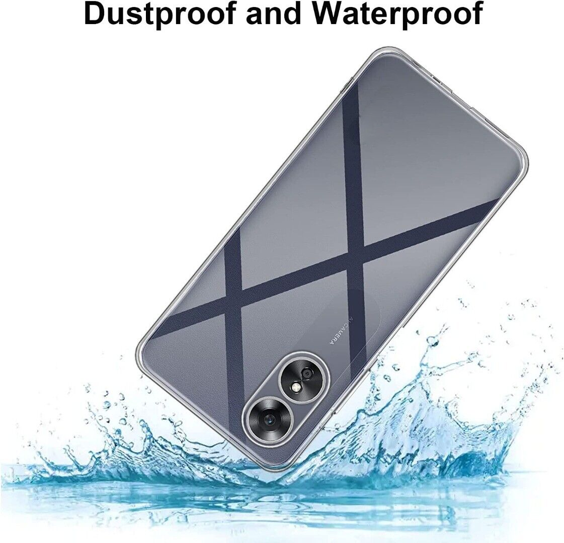 Ốp lưng silicon dẻo cho OPPO A17 hiệu Ultra Thin trong suốt mỏng 0.6mm độ trong tuyệt đối chống trầy xước - Hàng nhập khẩu