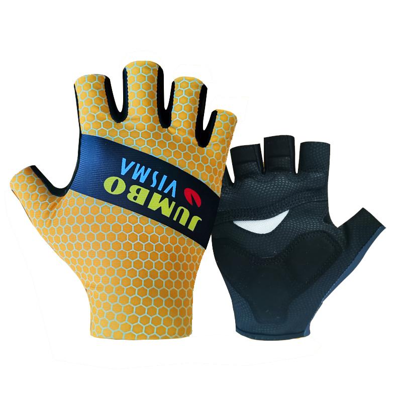 2021 Pro Đội Găng Tay Xe Đạp Thoáng Khí Xe Đạp Găng Tay 3D Miếng GEL Ngón Ngoài Trời Thể Thao Bcycle Găng Tay Guantes Ciclismo