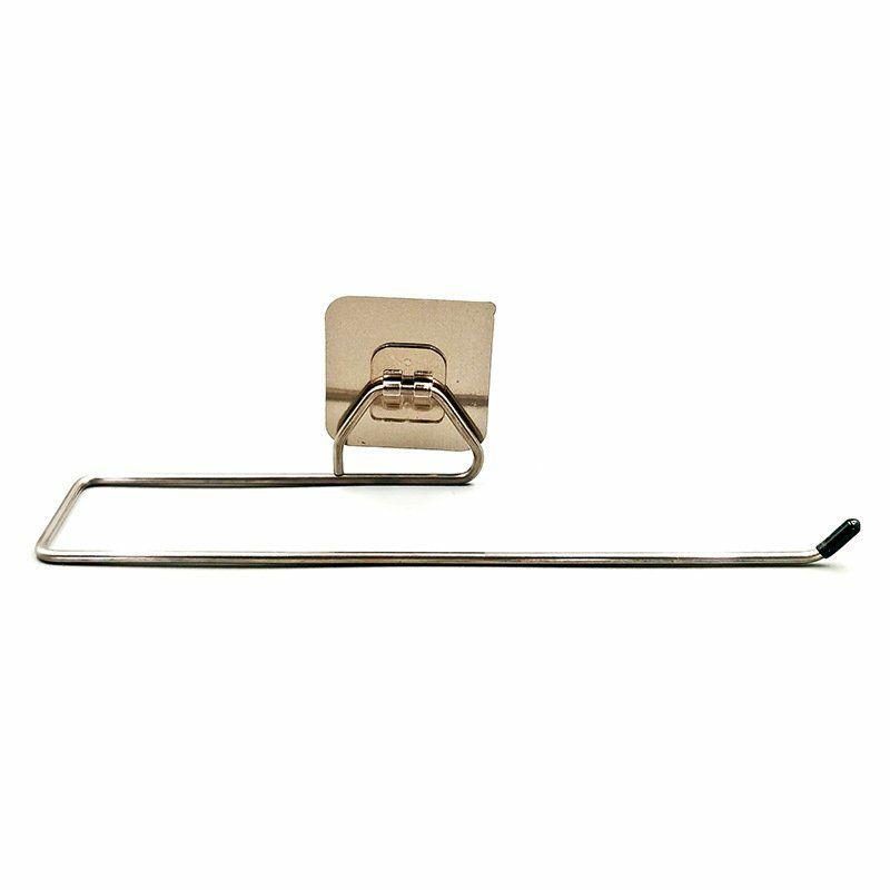Móc Inox Dán Tường Treo Cuộn Giấy Vệ Sinh, Khăn Lau Bếp, Khăn Tắm/ Giá Đỡ Treo Đồ Dán Tường
