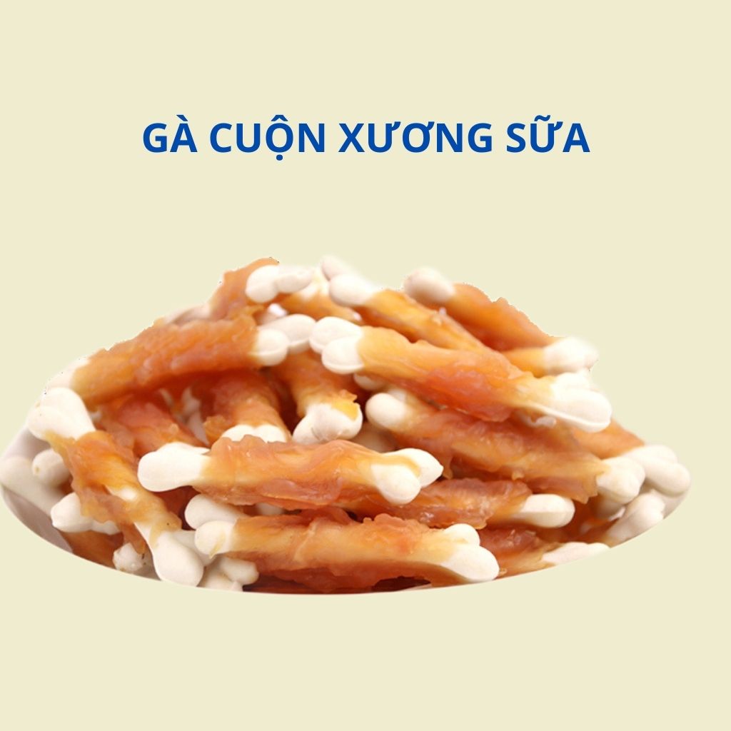 Bánh thưởng, đồ ăn vặt PET SNACKS cho chó - gói 110g