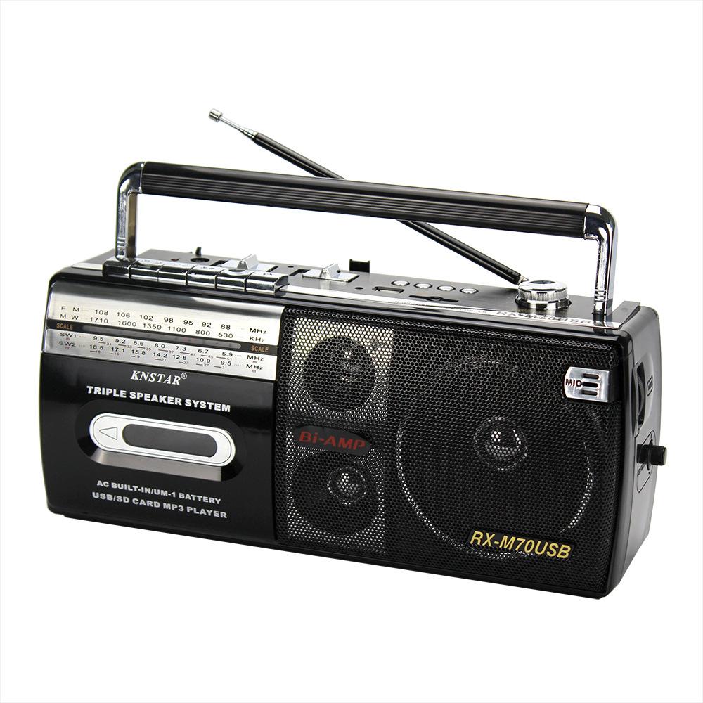 Di động cổ điển retro USB AM/FM/SW MULTIBAND STEREO STEREO WIRELET BOOTOTOTH Color: MK-133 Black