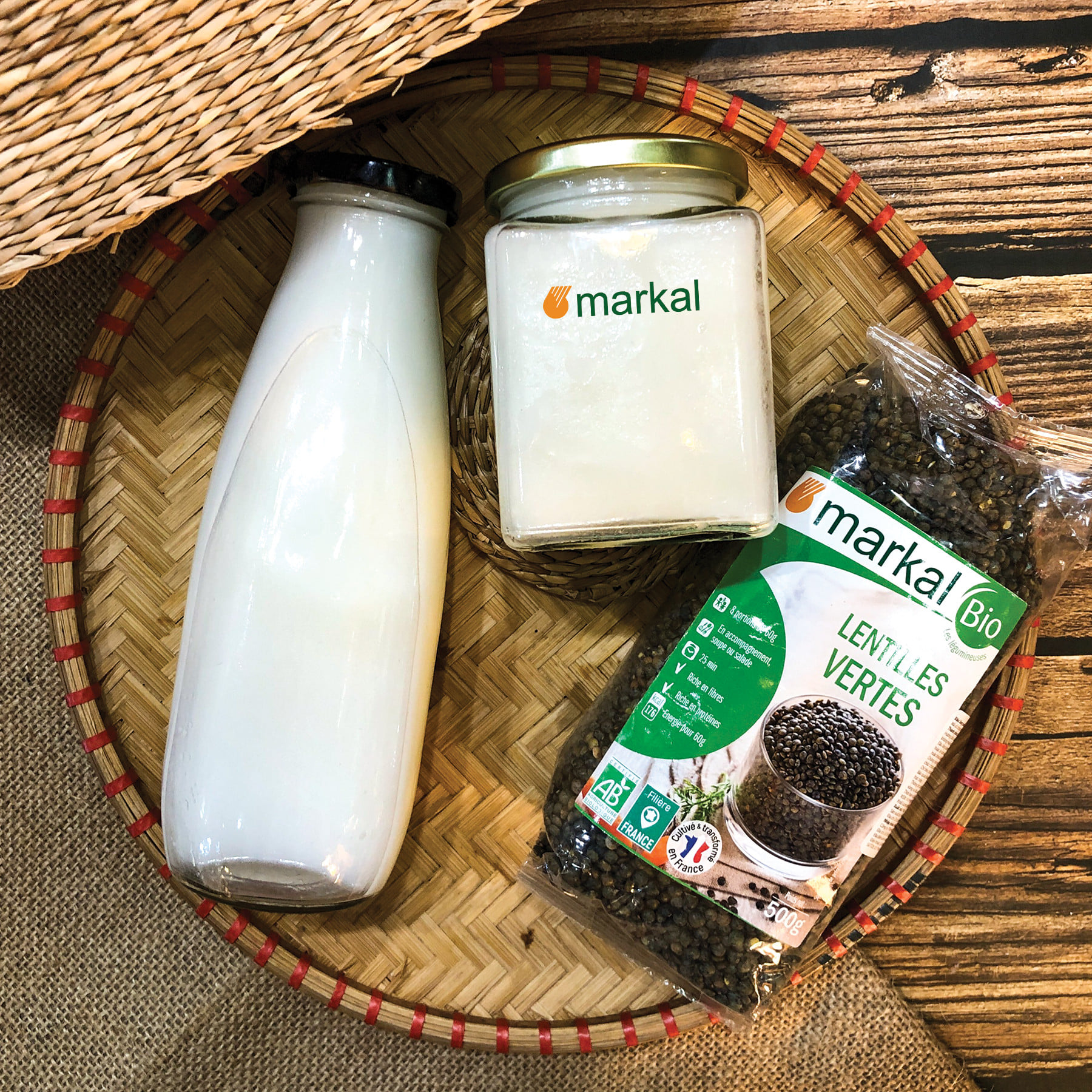 Hạt lanh vàng hữu cơ Markal 500g