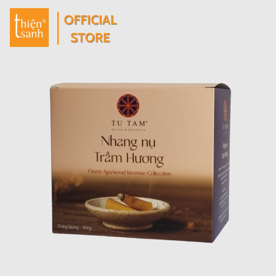 Trầm nụ Từ Tâm mùi hương dịu nhẹ- Hộp xanh dương 500g