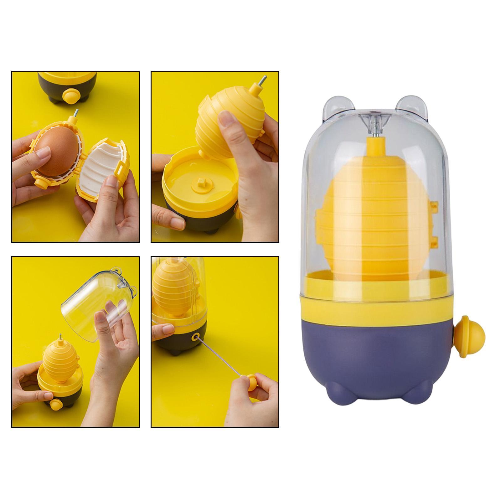 Manual Egg Scrambler Shaker Portable Household for Cooking Breakfast Outdoor