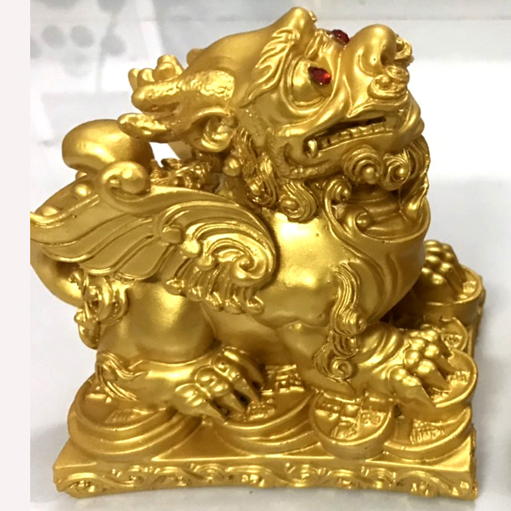 Tượng Tỳ Hưu Vàng phát tài, phát lộc cho việc kinh doanh, buôn bán