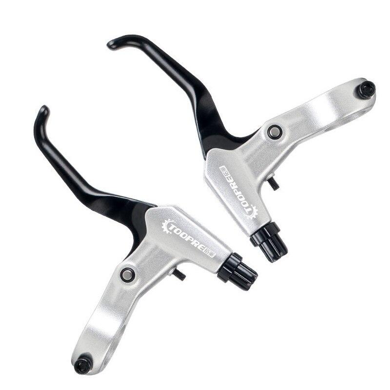 Ultralight Aluminum Bicycle BMX Black Brake Silver Handle MTB Mountain Bike Cycling Brake Levers V/Disc Brake Levers