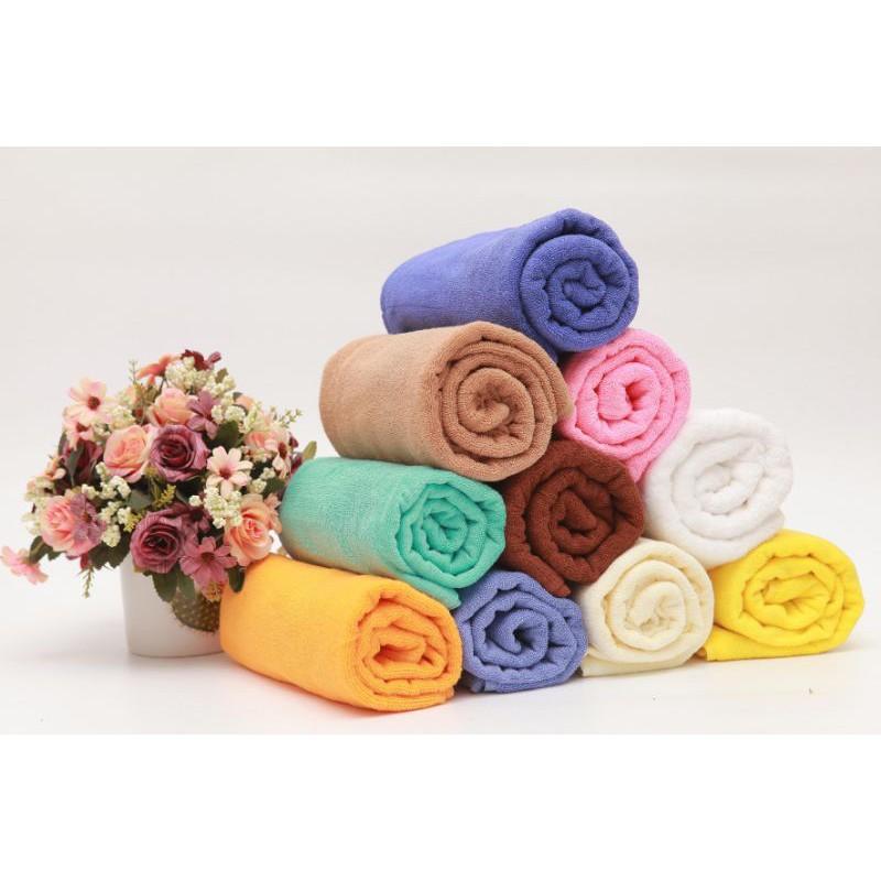 Khăn tắm xuất Nhật kt 70x140cm khăn bông chất cotton 100% hàng xuất dư, không phai màu, không xù lông, thấm hút cực tốt