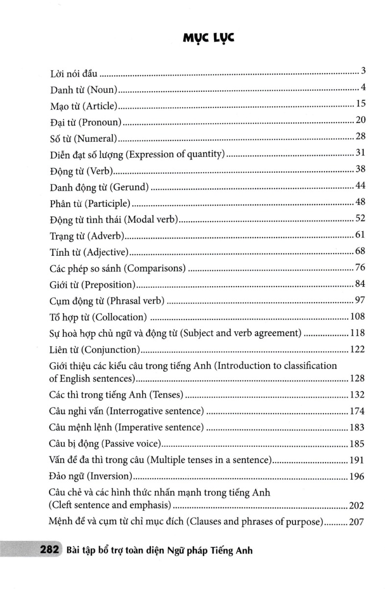 Bài Tập Bổ Trợ Toàn Diện - Ngữ Pháp Tiếng Anh