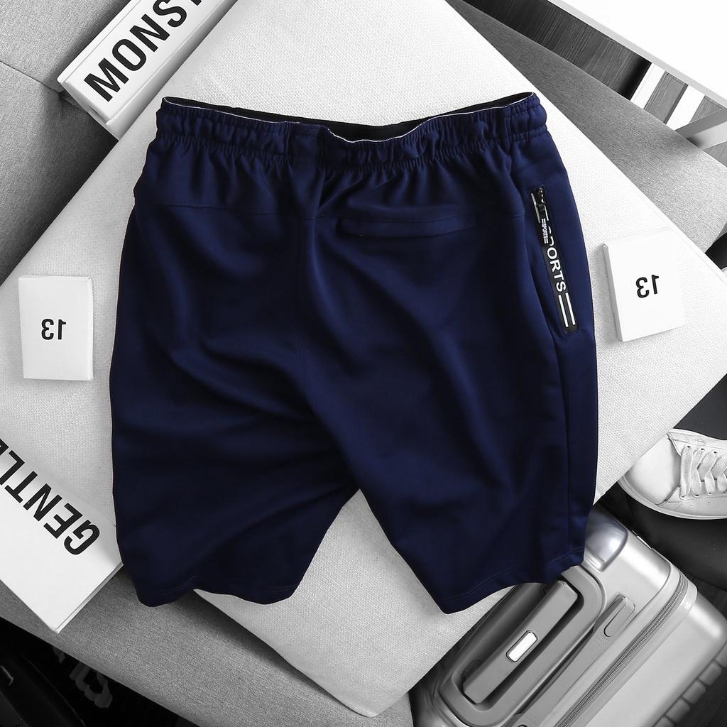 [P0094] Quần thể thao Sport chất liệu thun lạnh co giãn 4 chiều (HÀNG XUẤT KHẨU) - Xanh đen