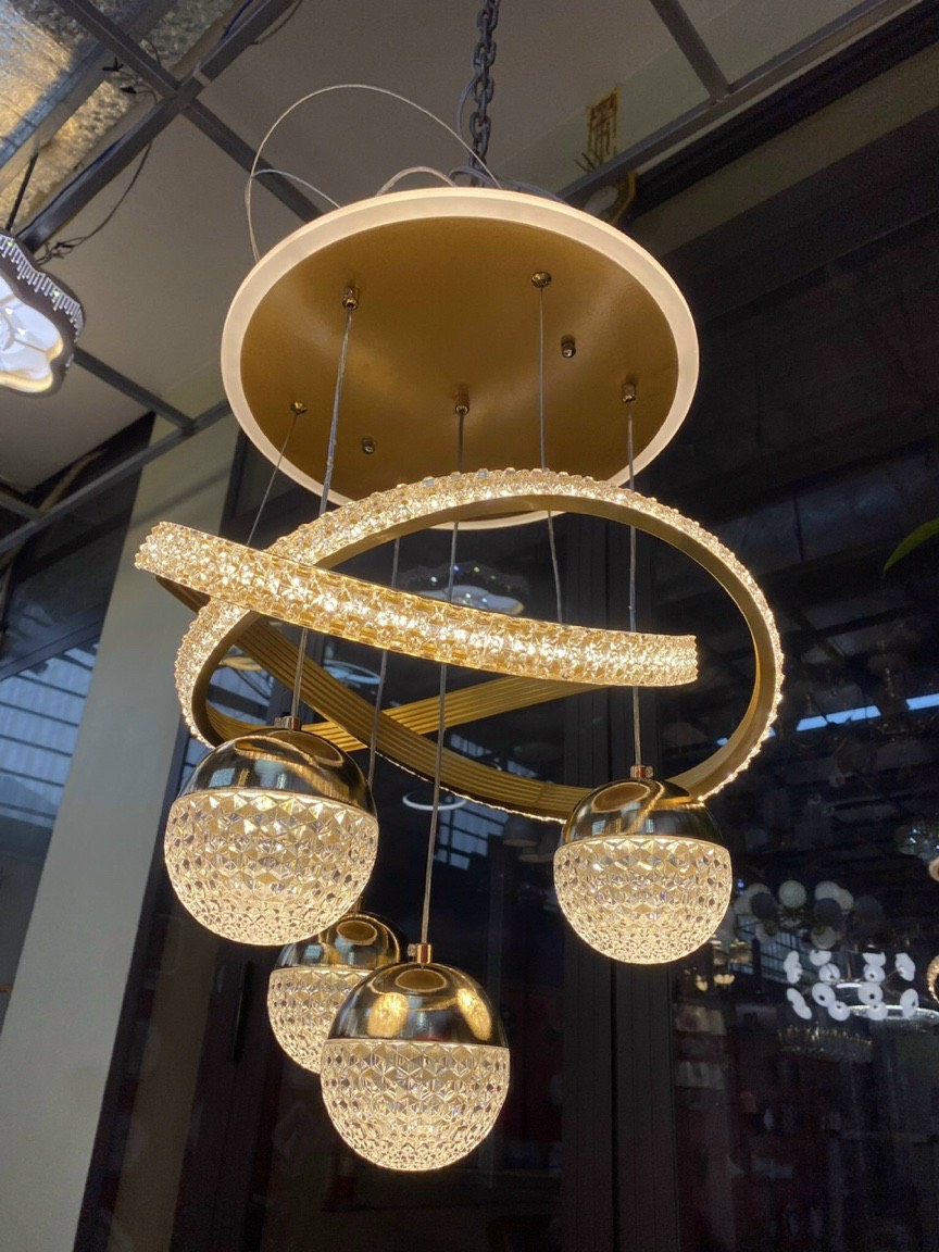 Đèn Thả Trần Hiện Đại Sang Trọng Trang Trí Phòng Ngủ, Phòng Bếp Phòng Khách SHOWROOM Phù Hợp Mọi Không Gian