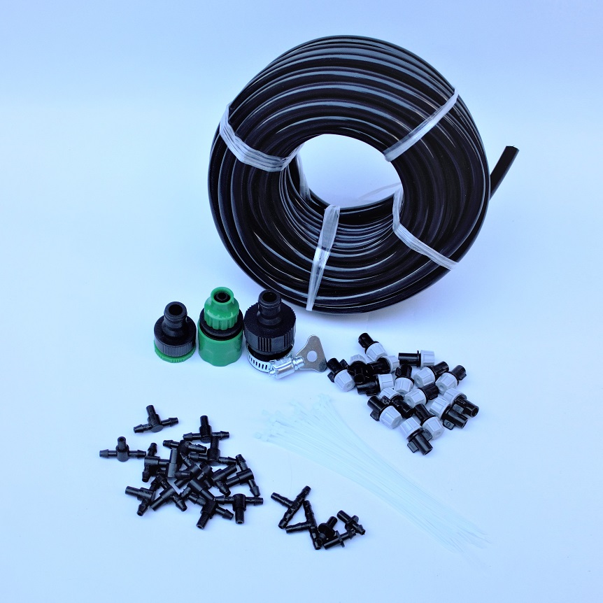 Bộ Kit 16 Đầu phun sương 8lit đầy đủ dây, phụ kiện