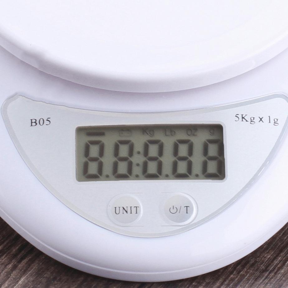 Cân Điện Tử Nhà Bếp Mini Electronic Kitchen Scale B05 Cân Thực Phẩm 5Kg – 1G Kèm Pin