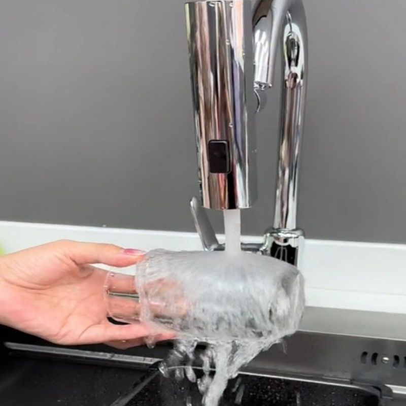 Bộ đầu chia vòi nước chậu rửa mặt lavabo kiêm vòi sen lọc nước gội đầu dây lò xo dài 1m đầu chuyển đổi inox 304 không gỉ