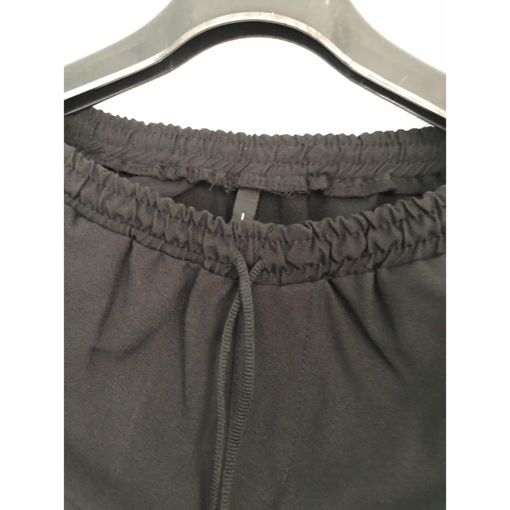 Quần baggy nam nữ lưng thun chất kate ford xịn (ảnh thật) unisex