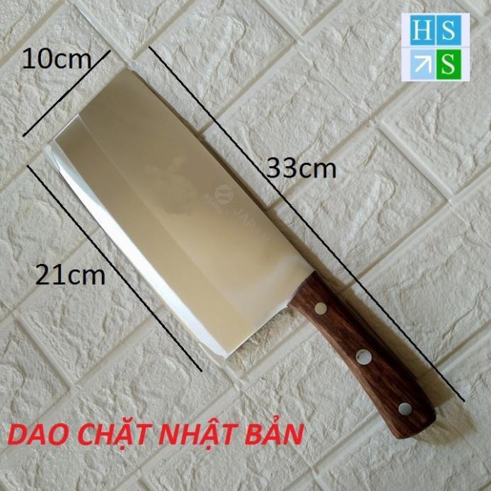 Dao chặt Nhật Bản thép SK5 hàng cao cấp chặt ngọt nặng tay bền bỉ (Nặng 500g)