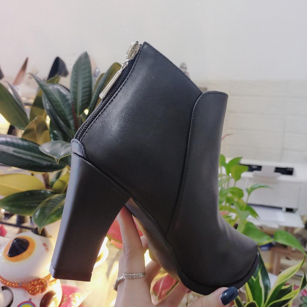 Giày Boots mũi nhọn ROSATA RO137 7p - HÀNG VIỆT NAM - BKSTORE