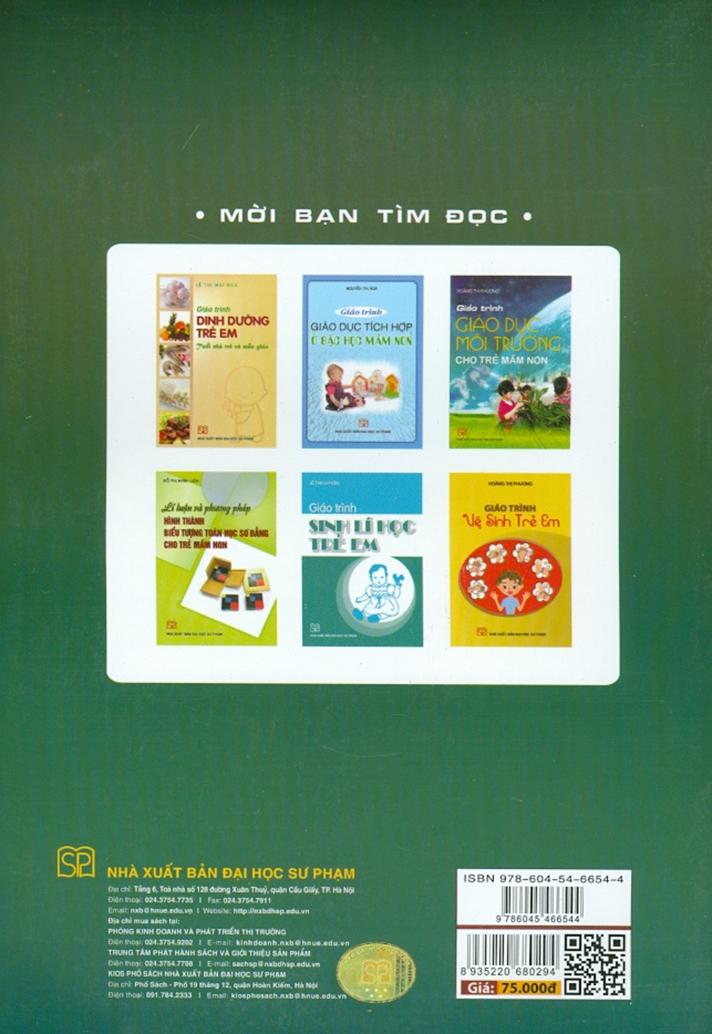 Giáo Trình Lí Luận Và Phương Pháp Giáo Dục Thể Chất Cho Trẻ Em Lứa Tuổi Mầm Non (Tái bản)