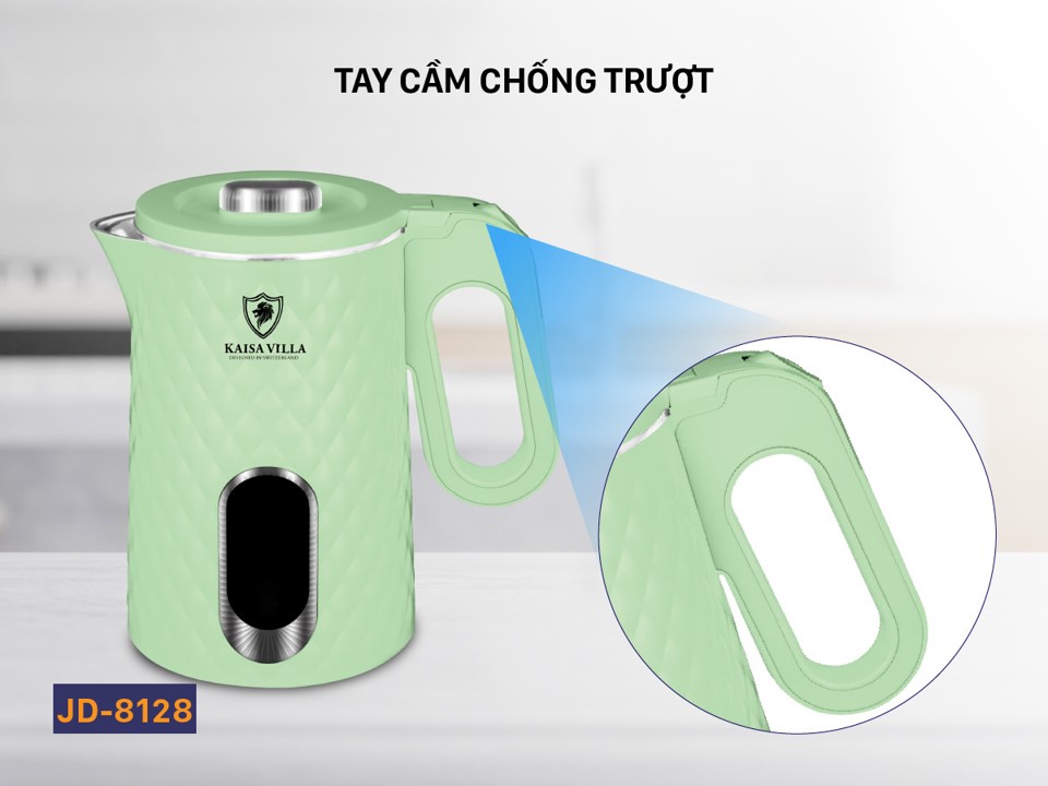Ấm đun nước siêu tốc kaisa villa JD-8128