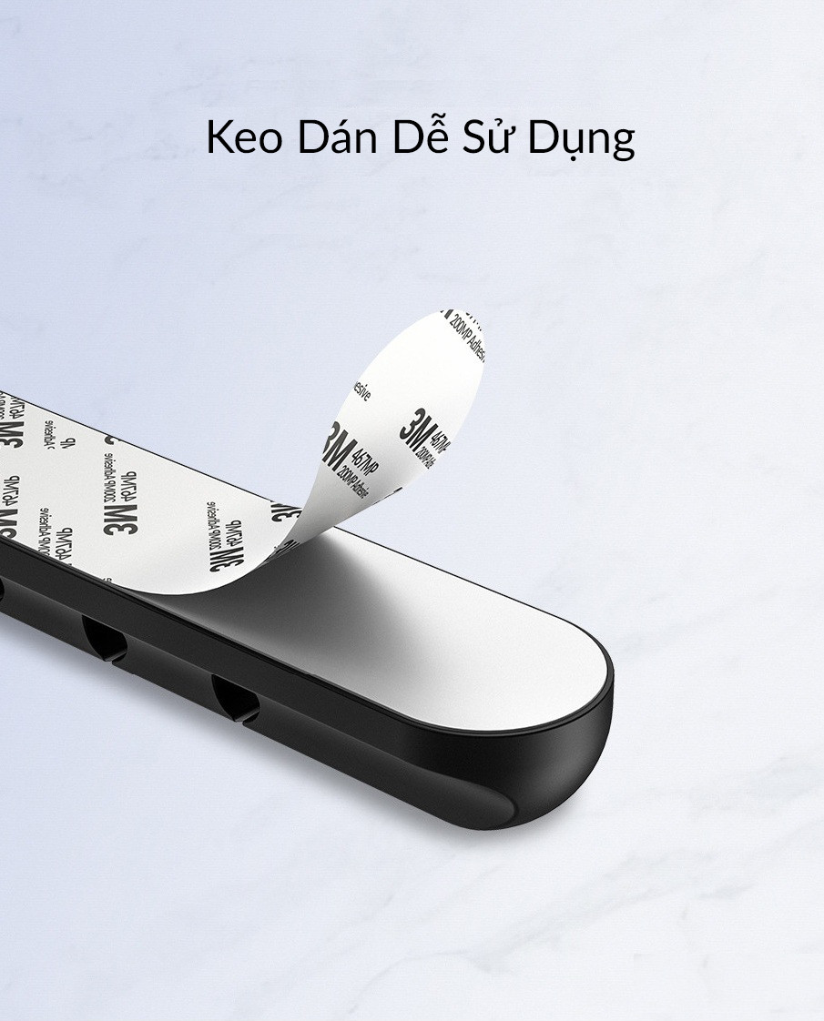 Hình ảnh Phụ kiện giữ dây cáp sạc Giá Silicon mini cố định dây cáp sạc cho các thiết bị điện tử trên bàn làm việc - Hàng Chính Hãng