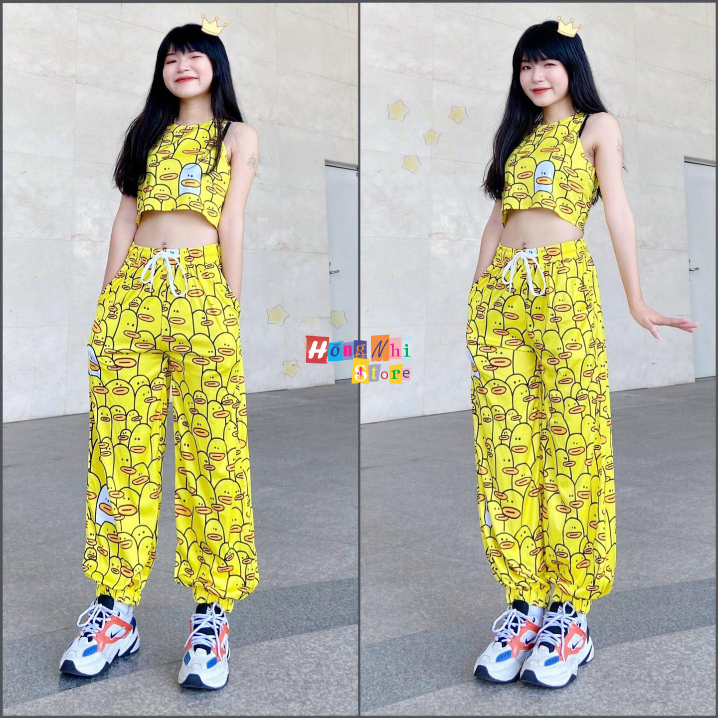 Quần Cartoon Pant V2 Unisex, Quần Hoạt Hình Dài Bo Lai Dáng Rộng - MM