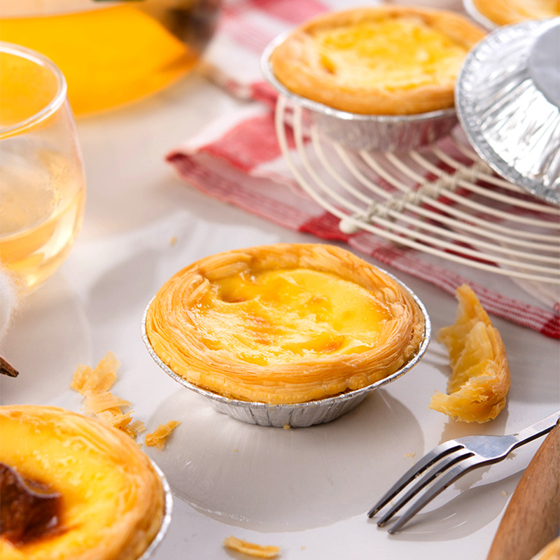 Bộ 100 Khuôn Làm Bánh Tart Trứng, Tart Trái Cây, Tart Phô Mai Chất Liệu An Toàn Đa Năng Tiện Dụng