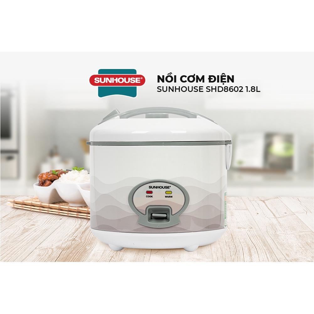 Nồi cơm điện SUNHOUSE 1.8L SHD8602