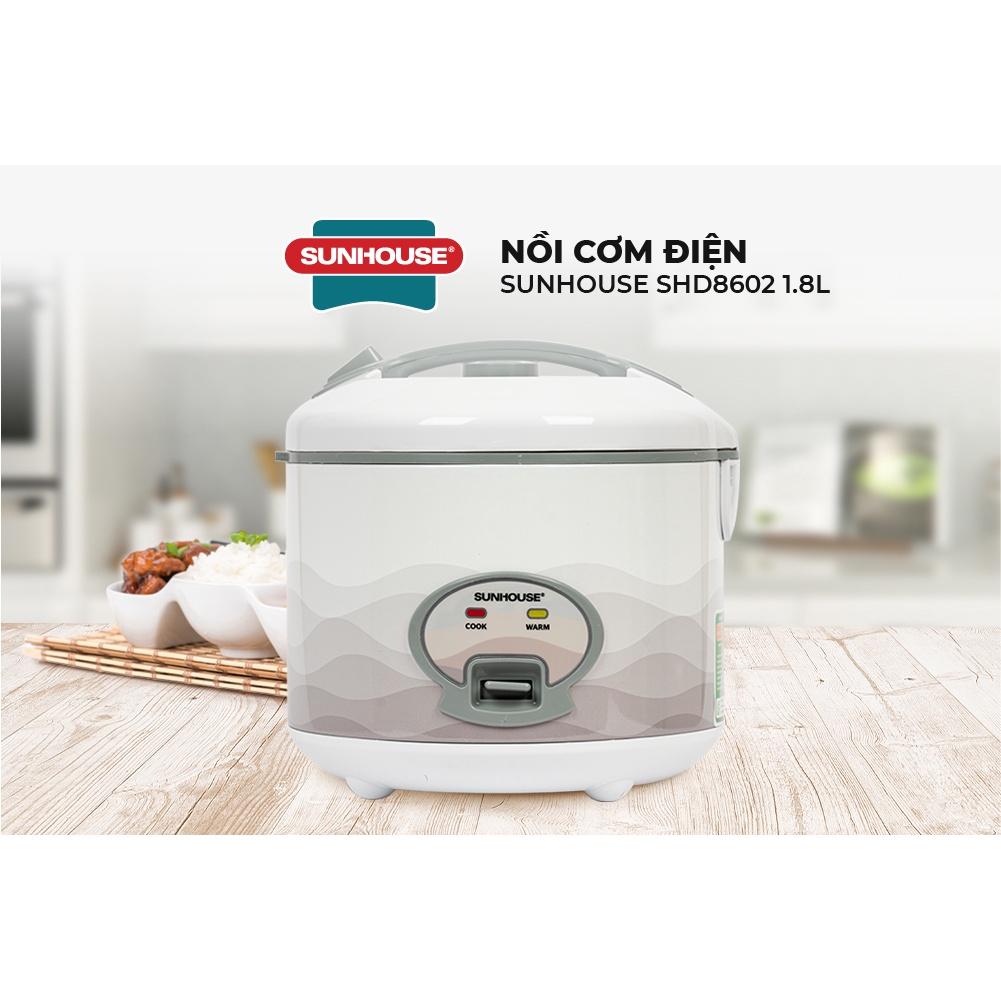 [Hàng chính hãng] Nồi cơm điện SUNHOUSE 1.8L SHD8602