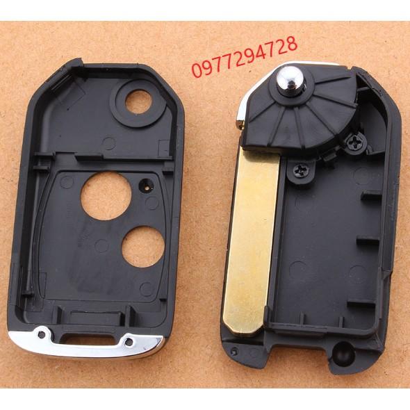 Vỏ gập chìa khóa ô tô Honda Civic 3 nút chuẩn size