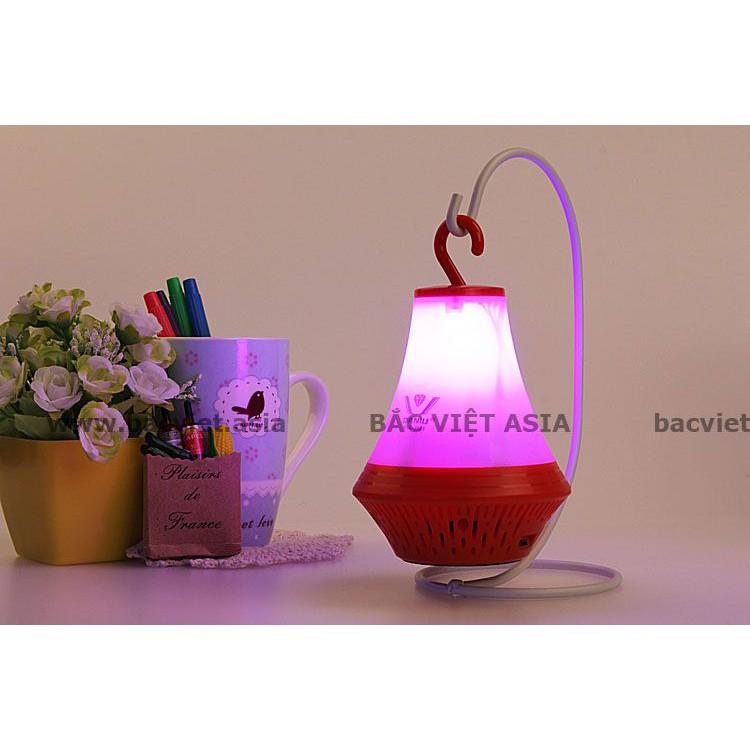 LOA BLUETOOTH KHÔNG DÂY, LOA ĐÈN LED ĐỔI MÀU THEO NHẠC 8068