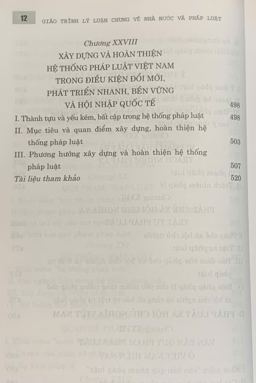 Giáo Trình Lý Luận Chung Về Nhà Nước Và Pháp Luật (Dành Cho Đào Tạo Đại Học, Sau Đại Học Và Trên Đại Học Ngành Luật) (Tái bản lần thứ tư, có chỉnh sửa, bổ sung)