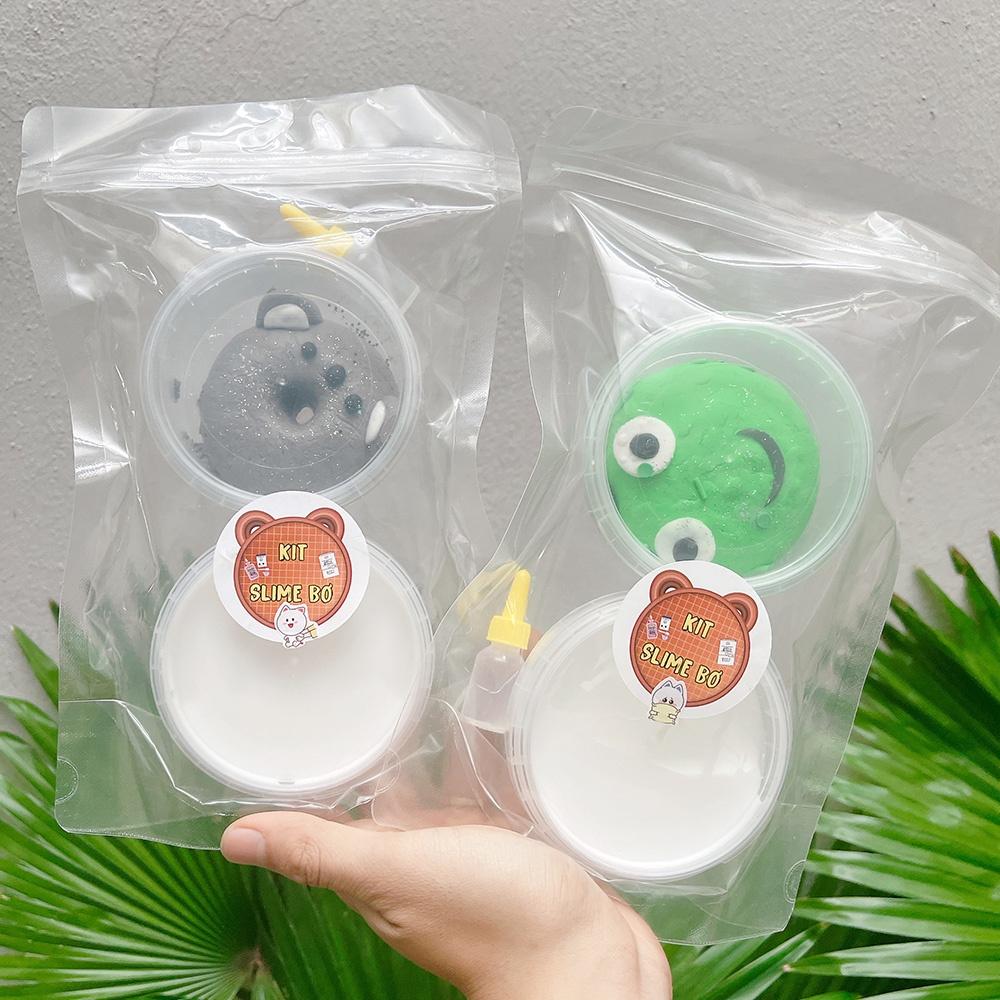 Bộ Kit Slime Bơ DIY 2 Món Sáng Tạo - Tặng Kèm Chất Kích Hoạt