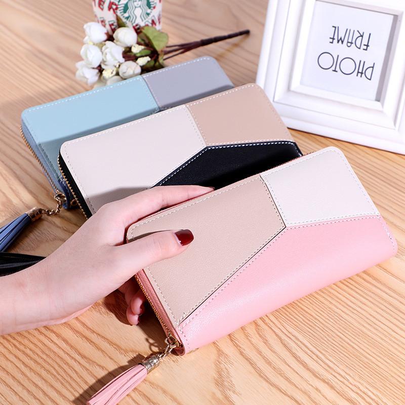 Ví Nữ Cầm Tay, Bóp Ví Nữ Dài Cầm Tay Đẹp Nhỏ Gọn Thời Trang Hàn Quốc Cao Cấp (Có Hàng Sẵn) Loại Xịn