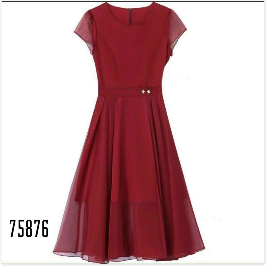 ĐẦM VOAN CHIFFON,CHẤT LIỆU VÃI THOÁNG MÁT,THIẾT KẾ HỌA TIẾT TRƠN NHƯNG KHÔNG KÉM PHẦN SANG TRỌNG THỜI TRANG KME.STORE