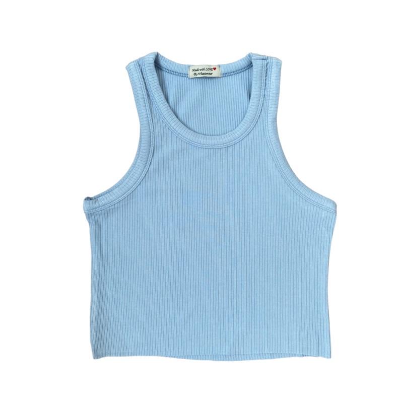 Áo ba lỗ croptop thun đũa 4 chiều - by whattowear