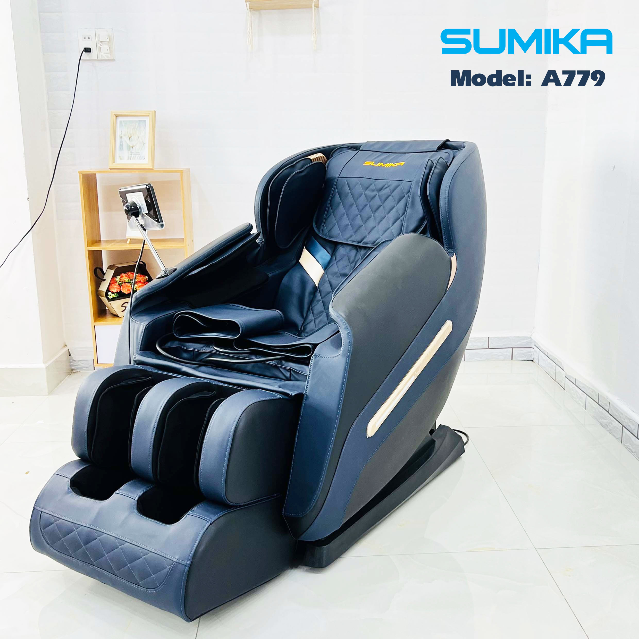 Ghế Massage Toàn Thân SUMIKA A779 - Máy Mát xa Nhiệt - Điều Khiển Bằng Giọng Nói - Hàng Chính Hãng