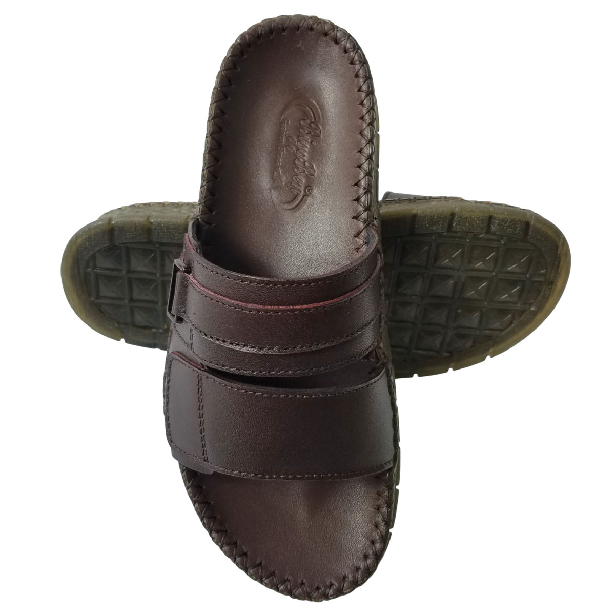 Dép Nam Quai Ngang Da Bò BIGGBEN DN362