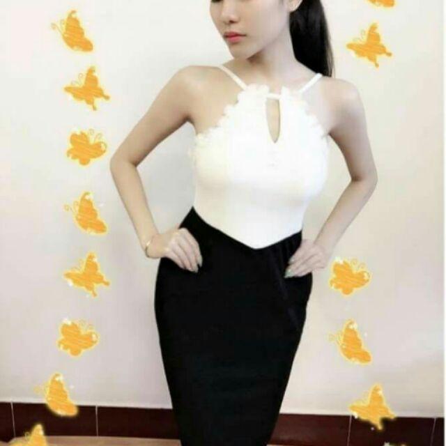 Sét yếm phối ren