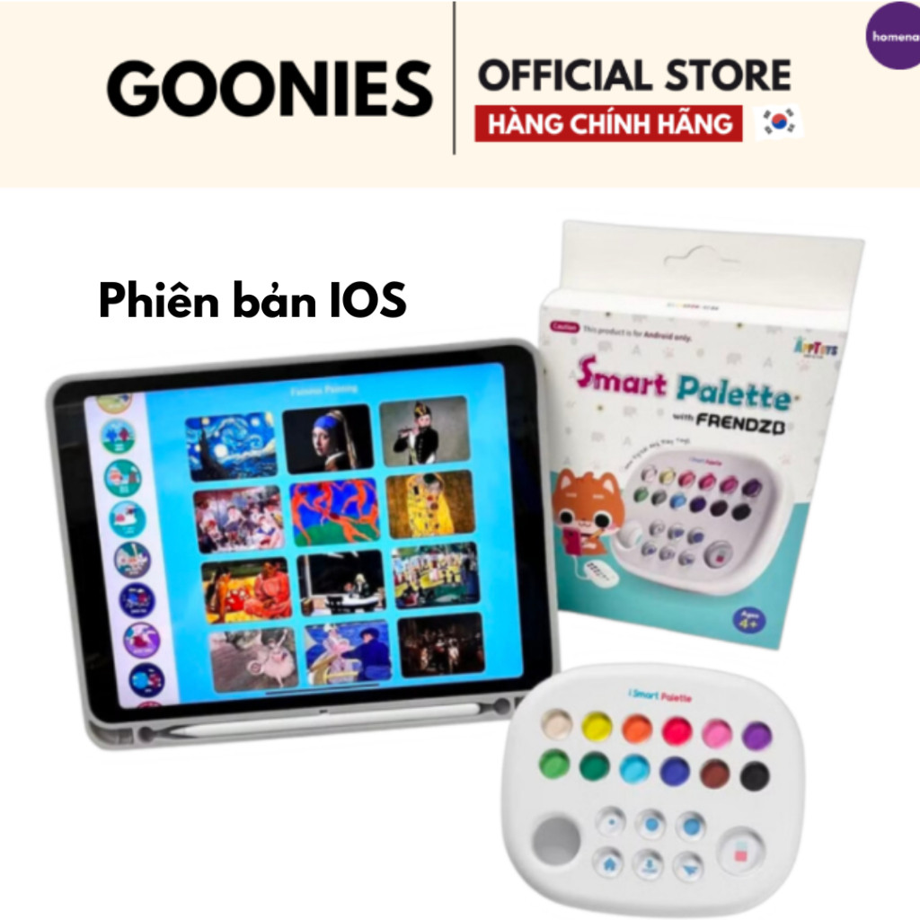 Máy tô màu thông minh Goonies cho bé kèm bút vẽ phiên bản IOS