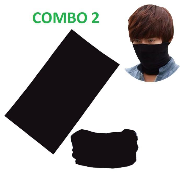 Combo 2 Cái Khăn Đi Phượt Đa Năng - Đen Gthị