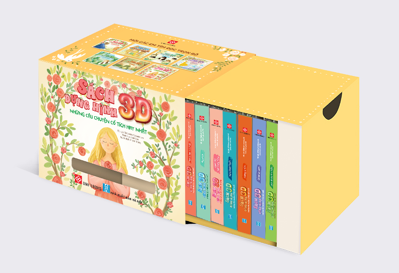 Sách - Boxset Sách Dựng Hình 3D - Những Câu Chuyện Cổ Tích Hay Nhất (Hộp 7 Cuốn)