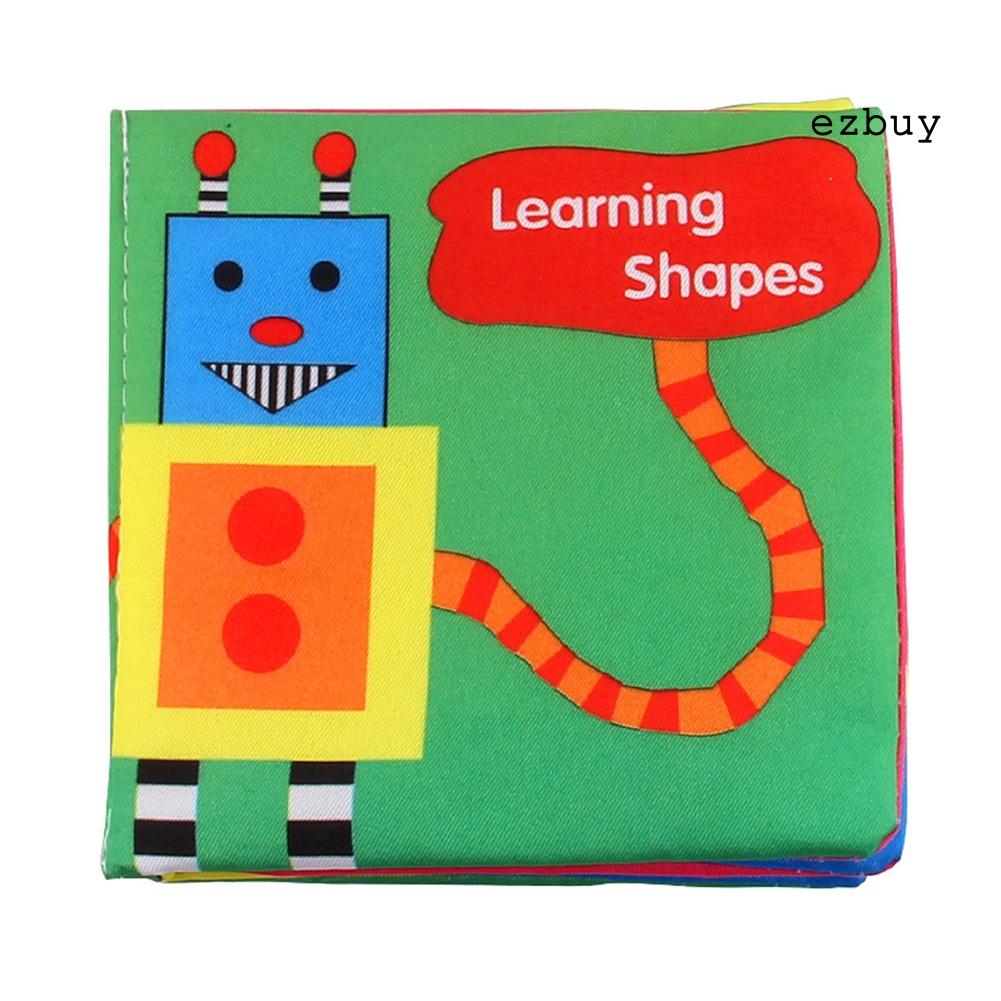 EY-Cartoon Animal Numbers People Fruit Recognition Cloth Book Kids Educational Toy