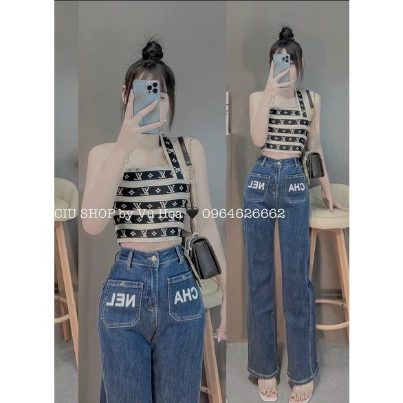 Áo 2s 2 dây chéo lưng croptop chất len mongtoghi QC